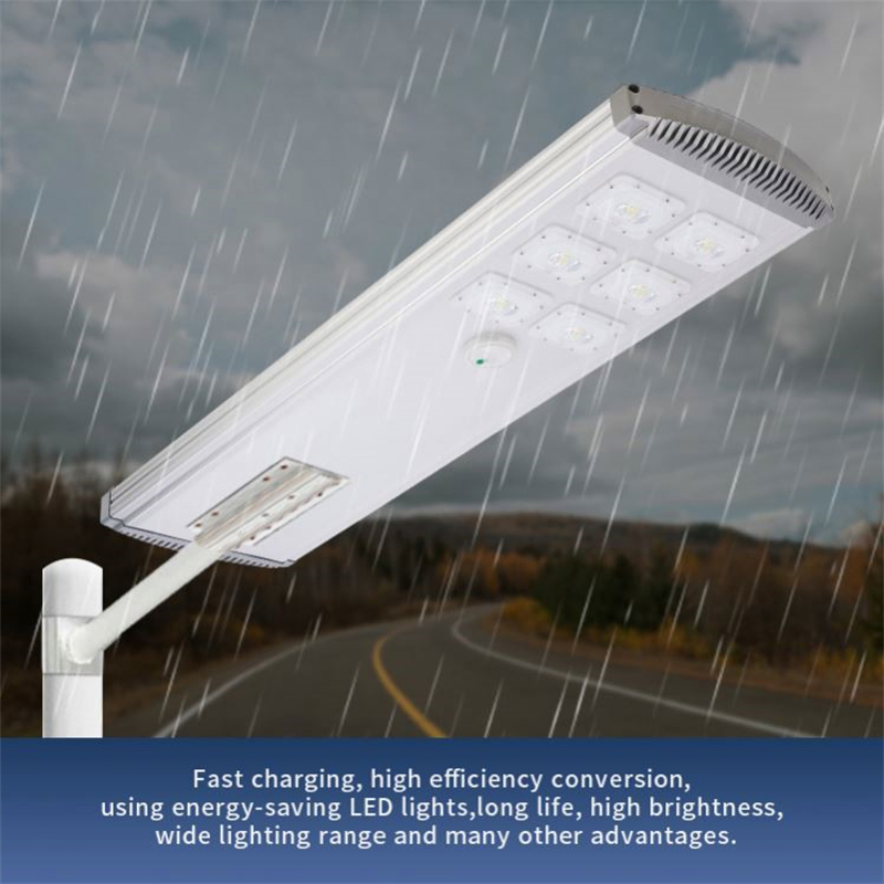 Integrated All in One 400/600W Outdoor Lighting Solar Panel System Energy Saving Lamp LED Street Road Lights IP67 LED Flood Garden Wall Yard Park Street Light