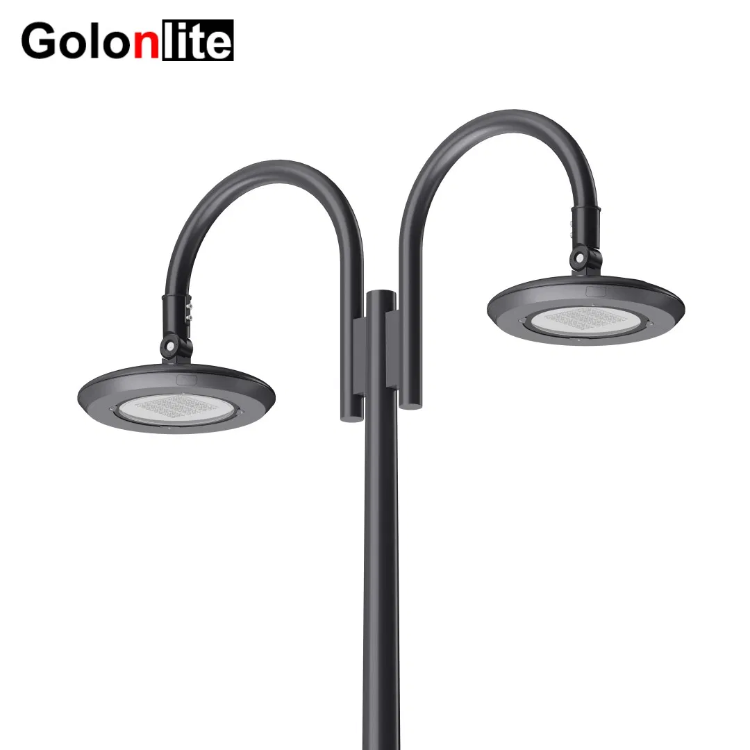 30W -120W Tool Free Opening Outdoor LED Post Top Lighting Fixture