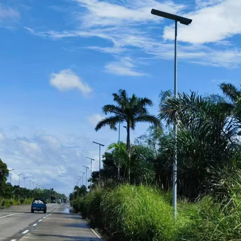 Low Price 5m 20W Integrated All in One Outdoor Lighting Solar Panel System Lamp LED Street Road Lights IP65 LED Flood Garden Wall Yard Park Street Light