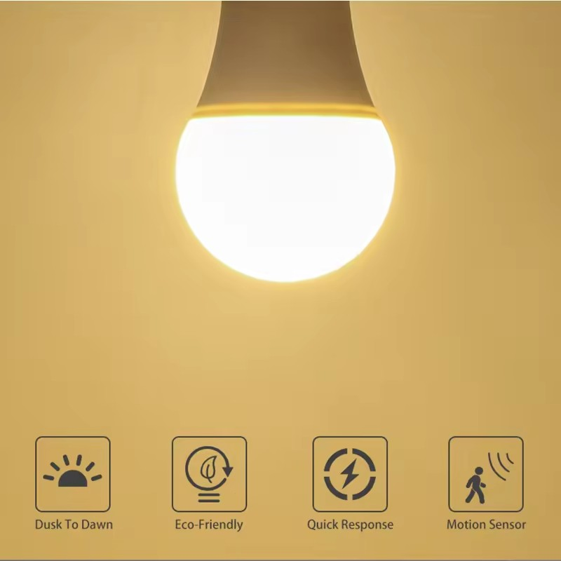CCT PIR Microwave Motion Sensor LED Light Lamp Sensor Smart Light Bulb