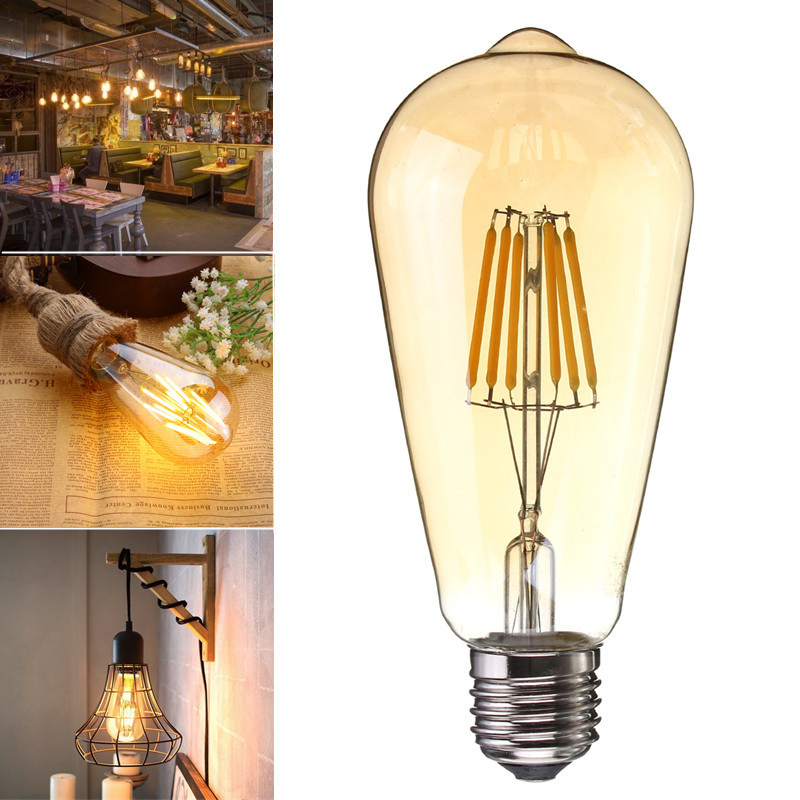 Decorative Light Vintage Lighting Edison LED Filament Bulb St64