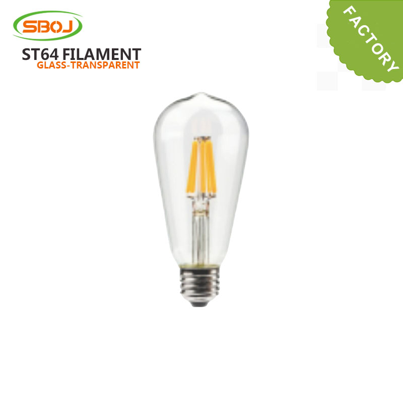 Vintage Edison St64 LED Filament Bulbs for Home Decor