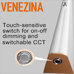 Modern 1.5 M 40W LED Linear Pendant Light with Baffle Strips