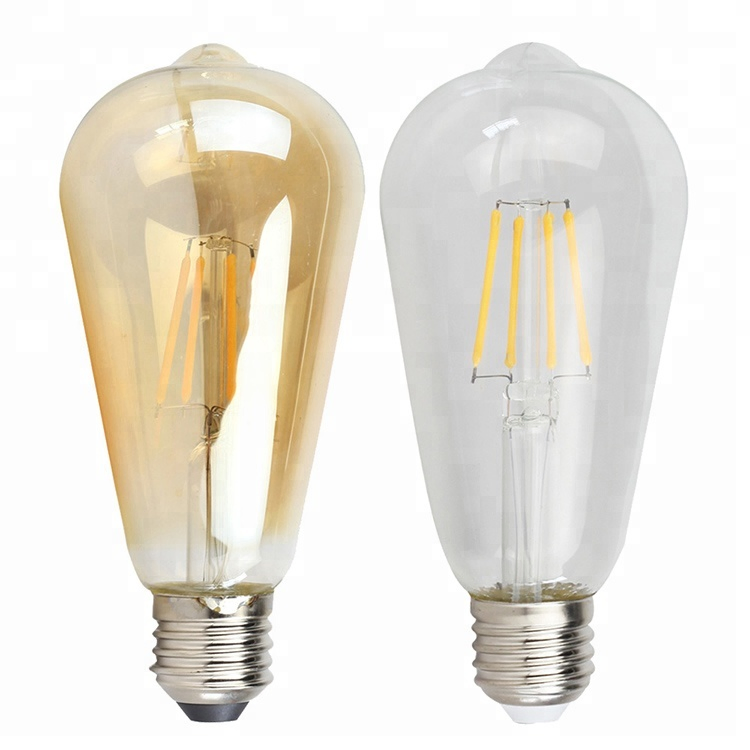 Vintage Antique Edison Bulbs St64 E27 LED Filament Light Bulbs 8W