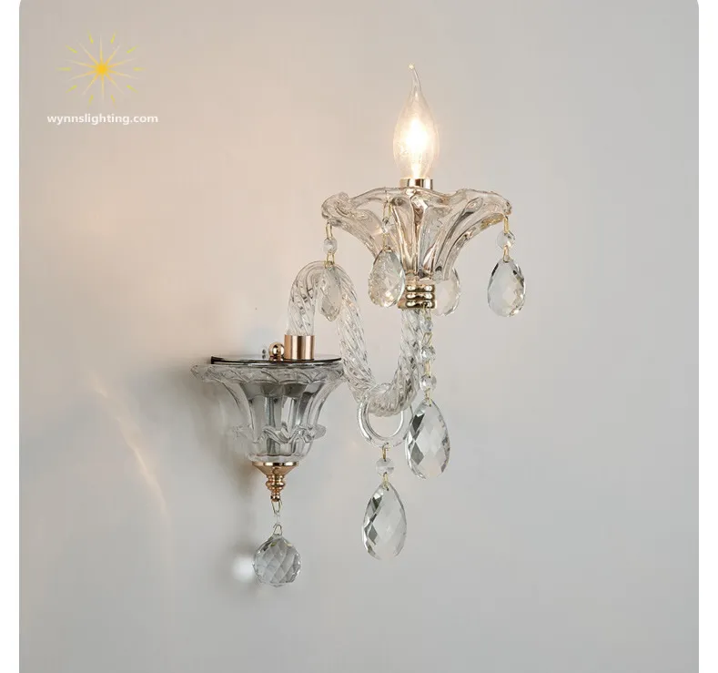 Crystal Wall Lamp View 2