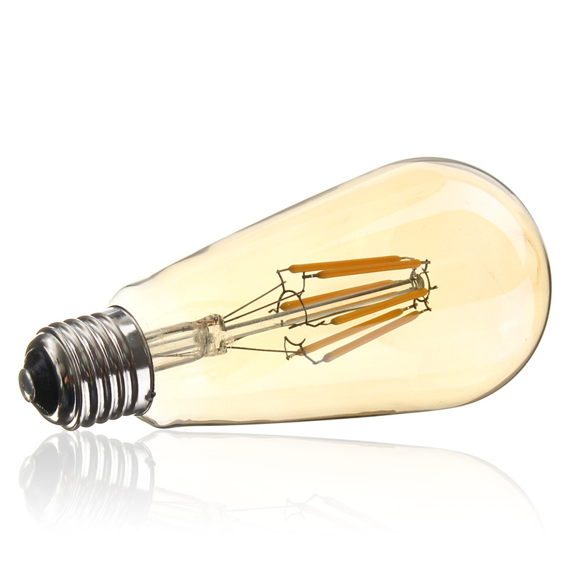 St64 LED Filament Bulb 12W Vintage LED Light Bulb Clear Glass LED Edison Bulb