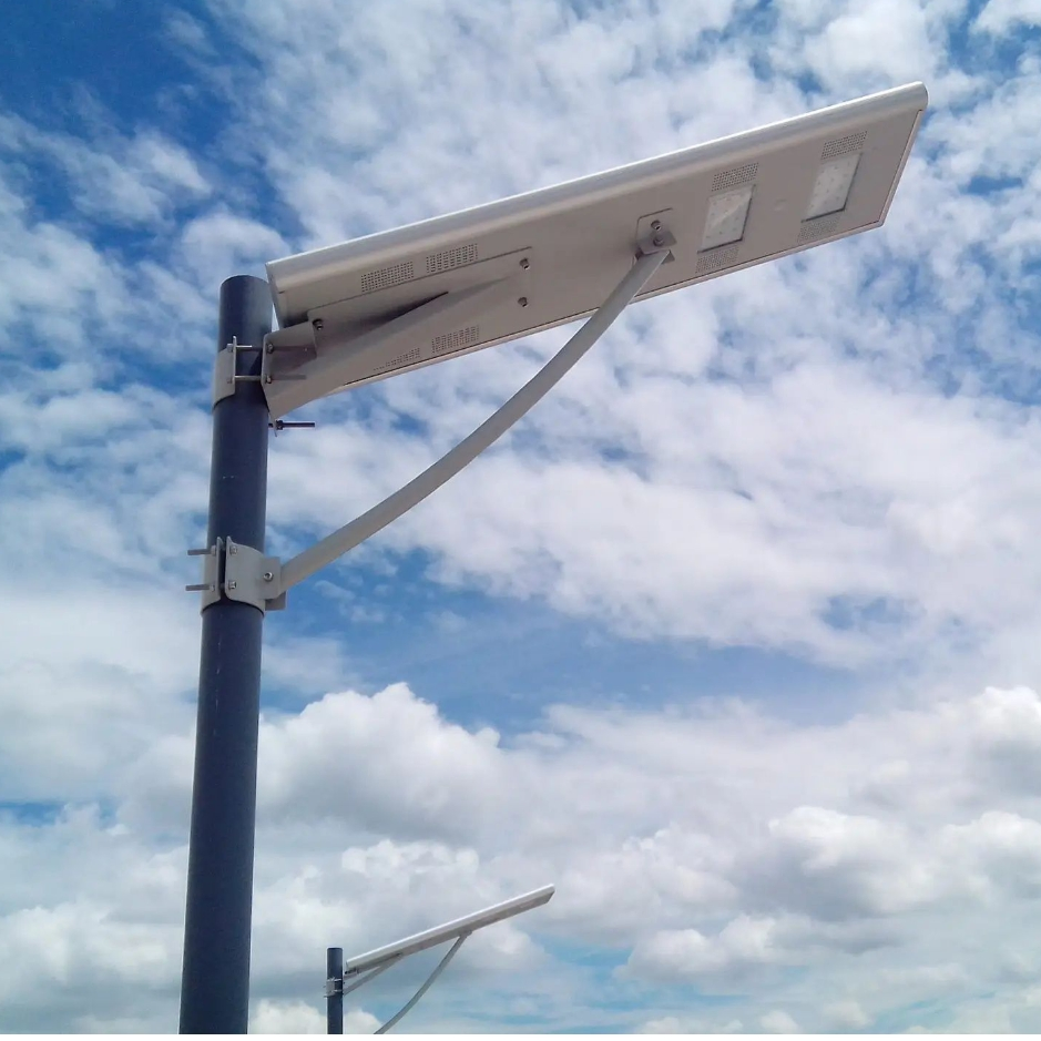 Low Price 5m 20W Integrated All in One Outdoor Lighting Solar Panel System Lamp LED Street Road Lights IP65 LED Flood Garden Wall Yard Park Street Light