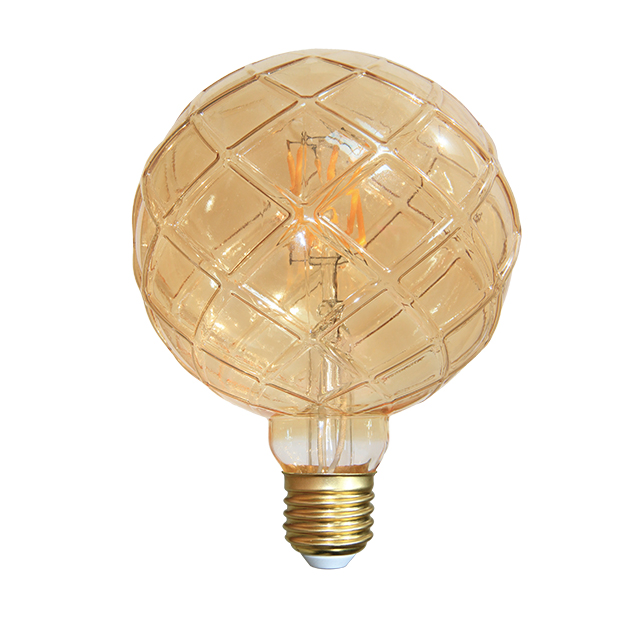 G95 Edison LED Filament Bulbs E27 B22 4W Vintage Light Decorative Amber Glass Special Shape