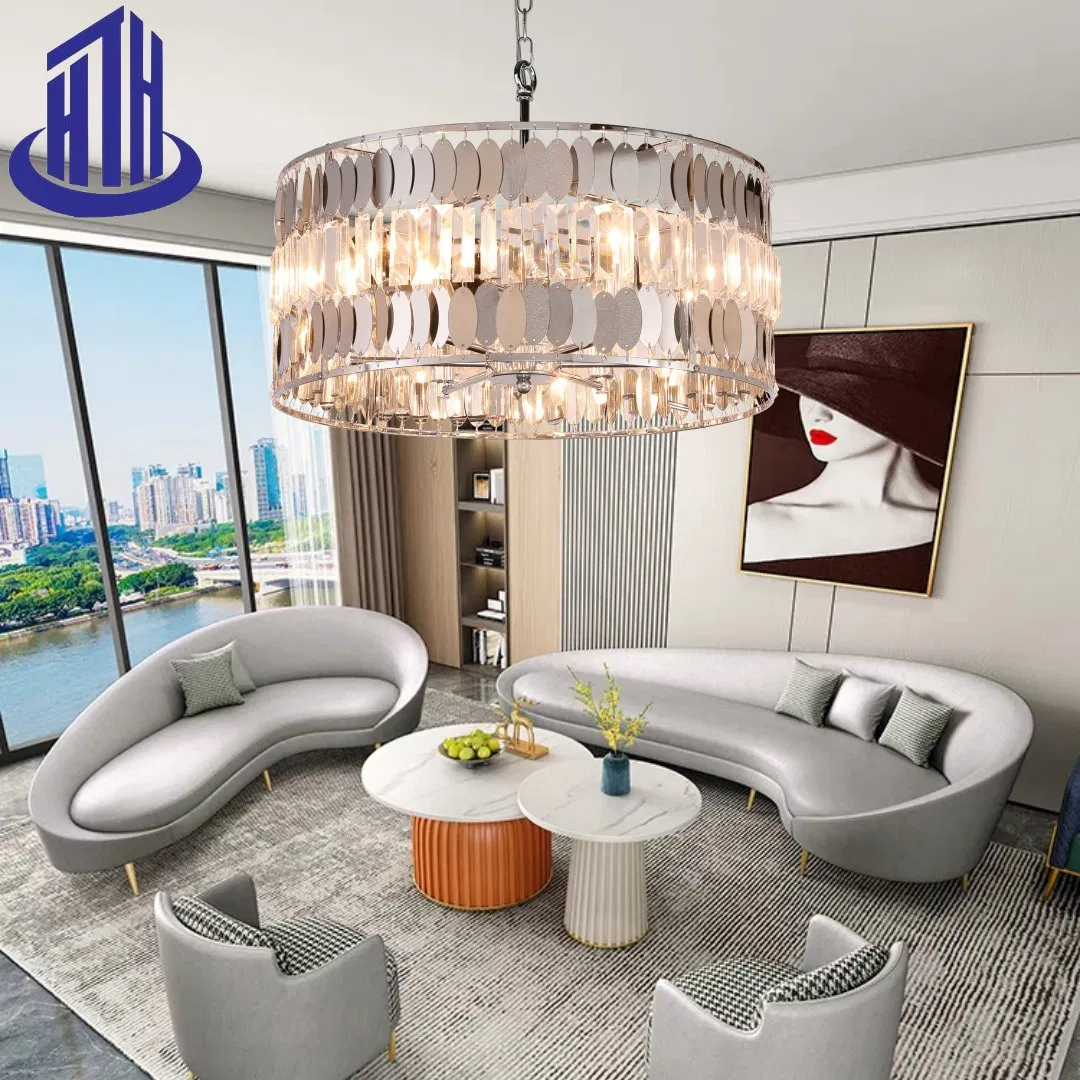 Modern Luxury New Decorative Crystal Interior Ceiling LED Chandelier Pendant Lighting