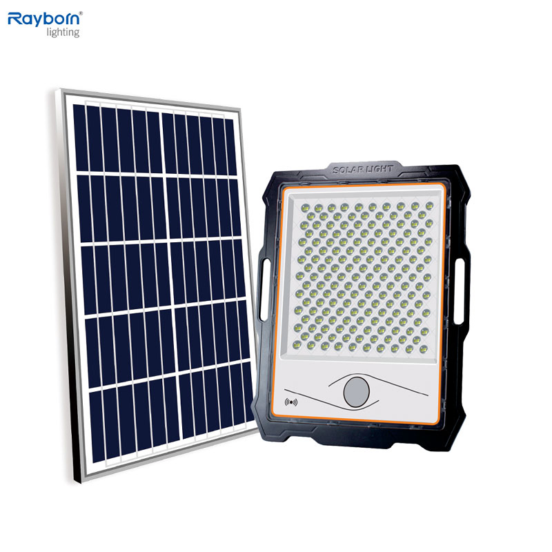 Super Bright Outdoor 100W 200W 300W 400W LED Solar Flood Light with House Garden Road Square Park Pathway Yard Yard Lawn Patio Flood Lighting