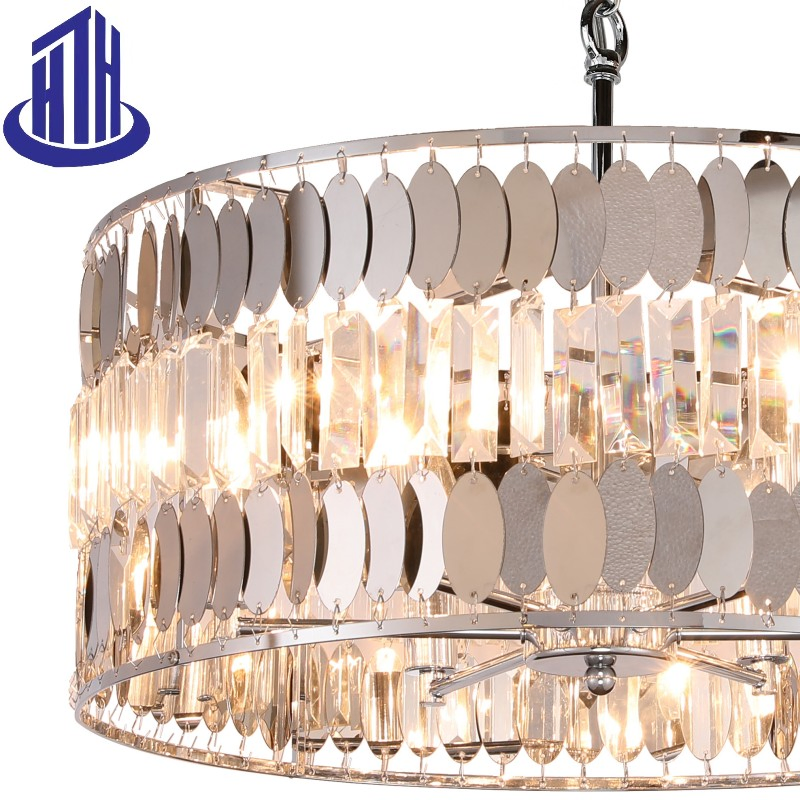 Modern Luxury New Decorative Crystal Interior Ceiling LED Chandelier Pendant Lighting