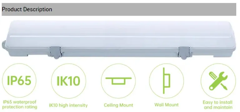 LED Tri-Proof Light Fixture