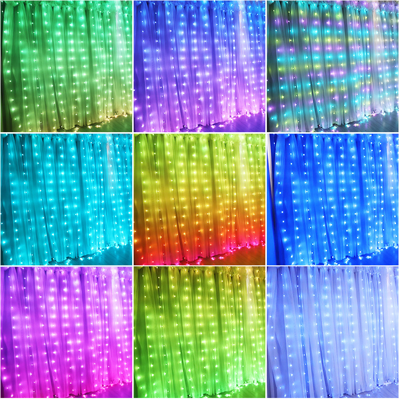 LED Decorative RGB DMX Control Smart LED Curtain Lighting for Wedding