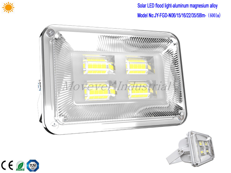 LED Solar Flood Light 3500lm with Remote Control Waterproof Outdoor Light for Patio Barn, Garage, Yard, Stadium, Playground