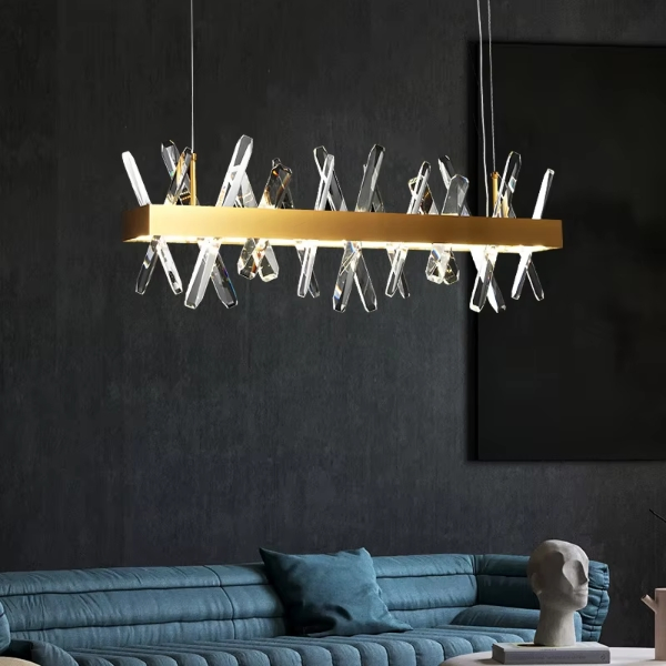 Classic Design Home Decor Indoor Modern Decorative Chandelier Restaurant Customized Acrylic LED Pendant Lighting