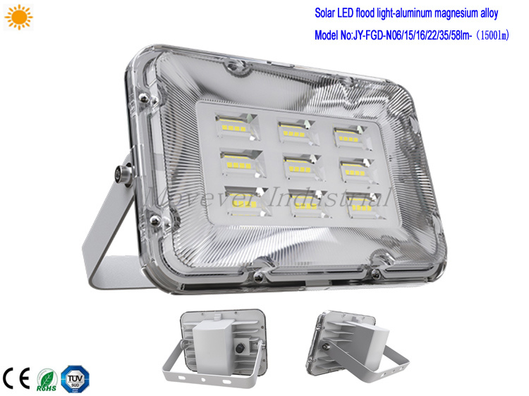 LED Solar Flood Light 3500lm with Remote Control Waterproof Outdoor Light for Patio Barn, Garage, Yard, Stadium, Playground