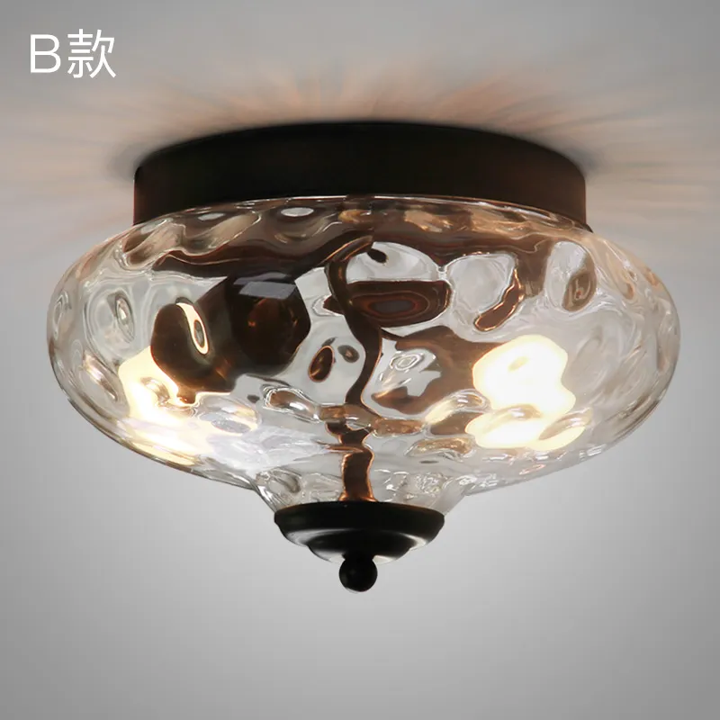 Industrial Glass Ceiling Light 2