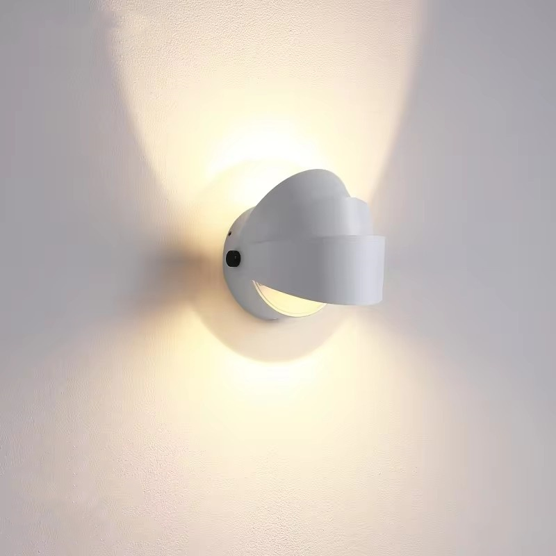 Modern Adjustable LED Wall Sconce for Indoor and Outdoor Use