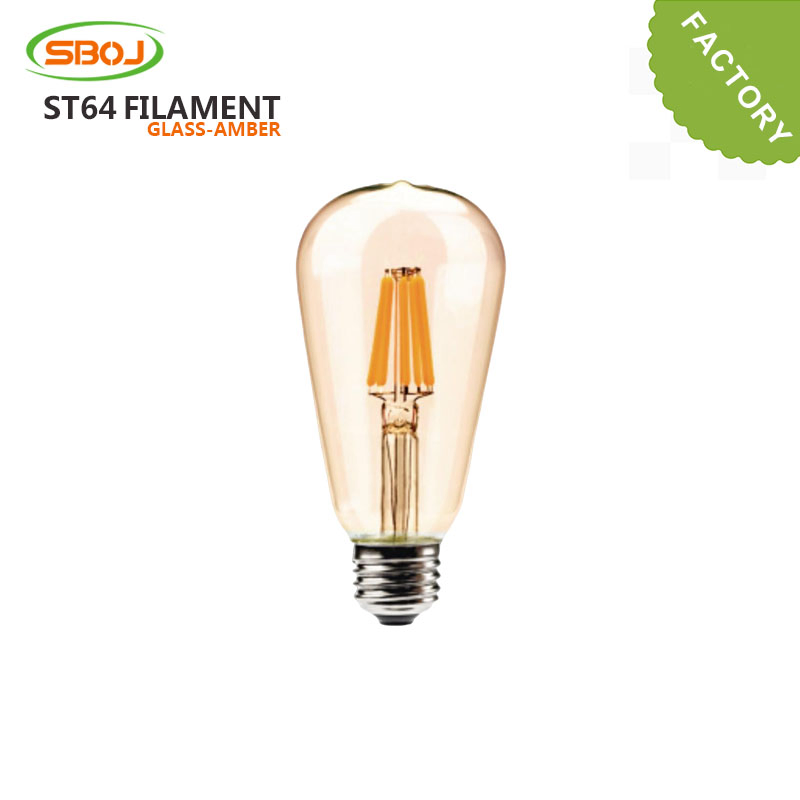 Vintage Edison St64 LED Filament Bulbs for Home Decor