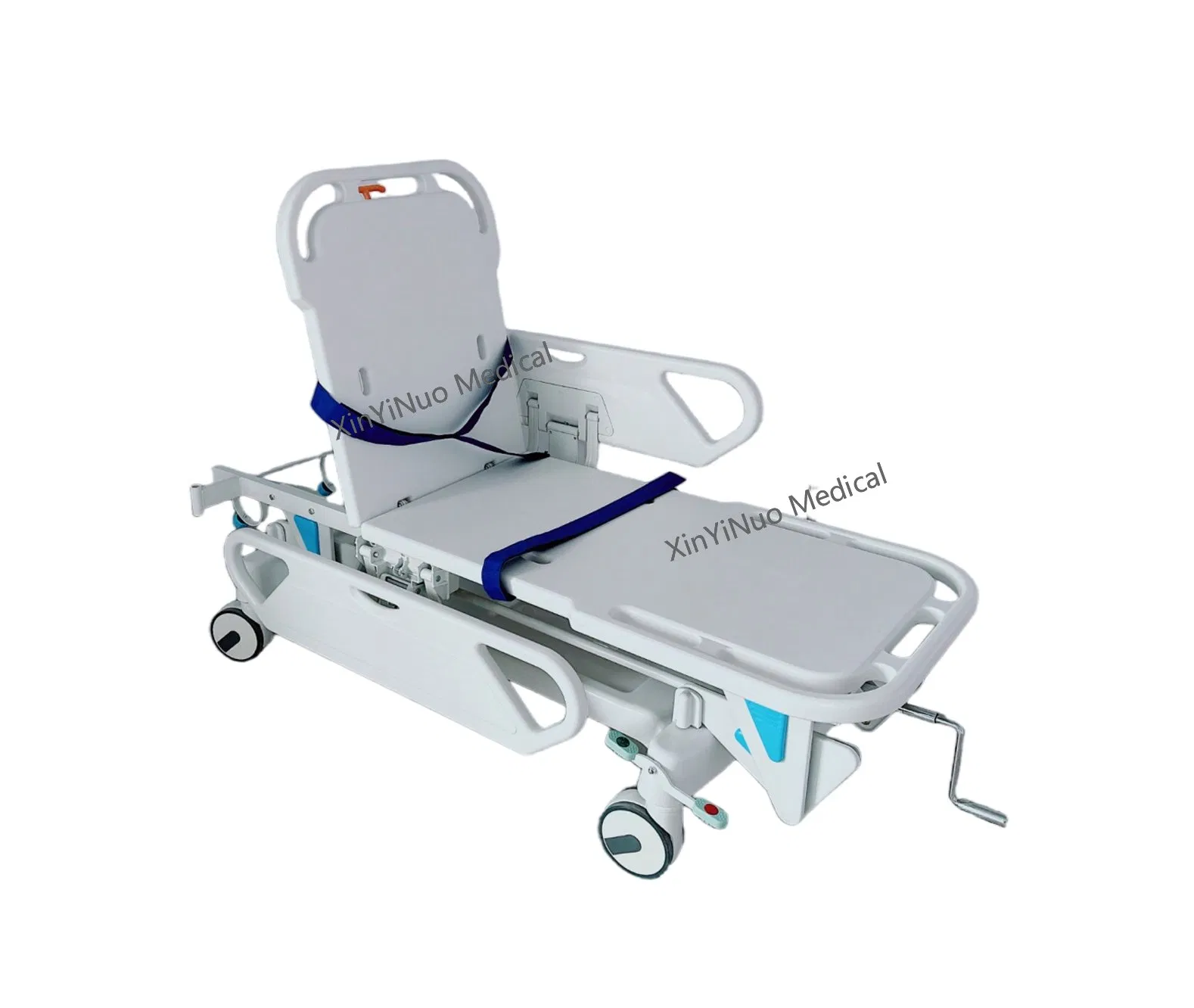 Hot Selling Height Adjustable Connection Medical Hospital Emergency Transport Stretcher Bed for Transfer Patient