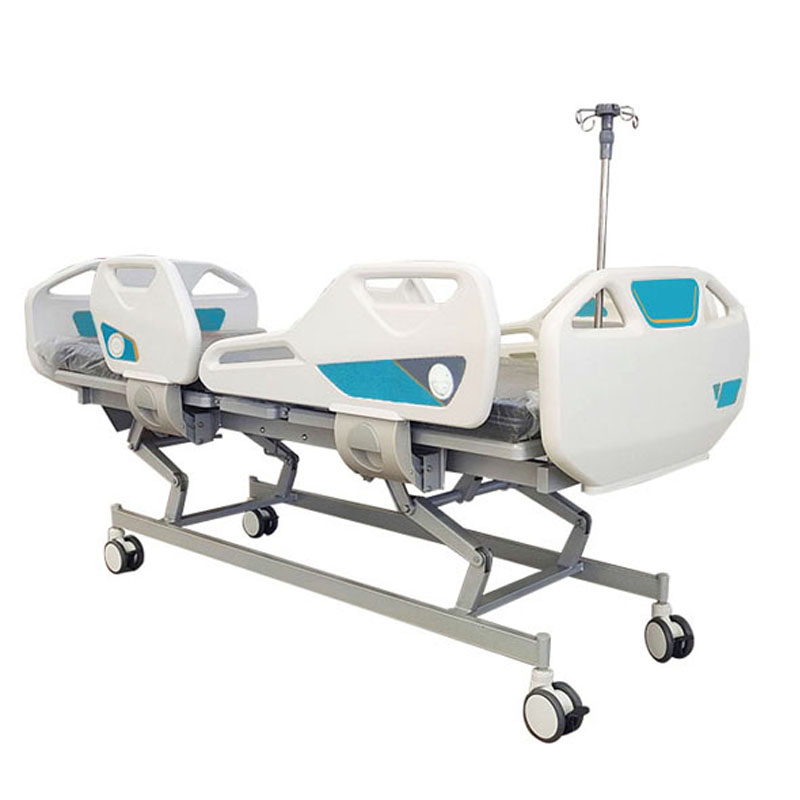 3 Revolving Levers Clinica Patient Nursing Hydraulic Adjustable Medical Manual Hospital Beds