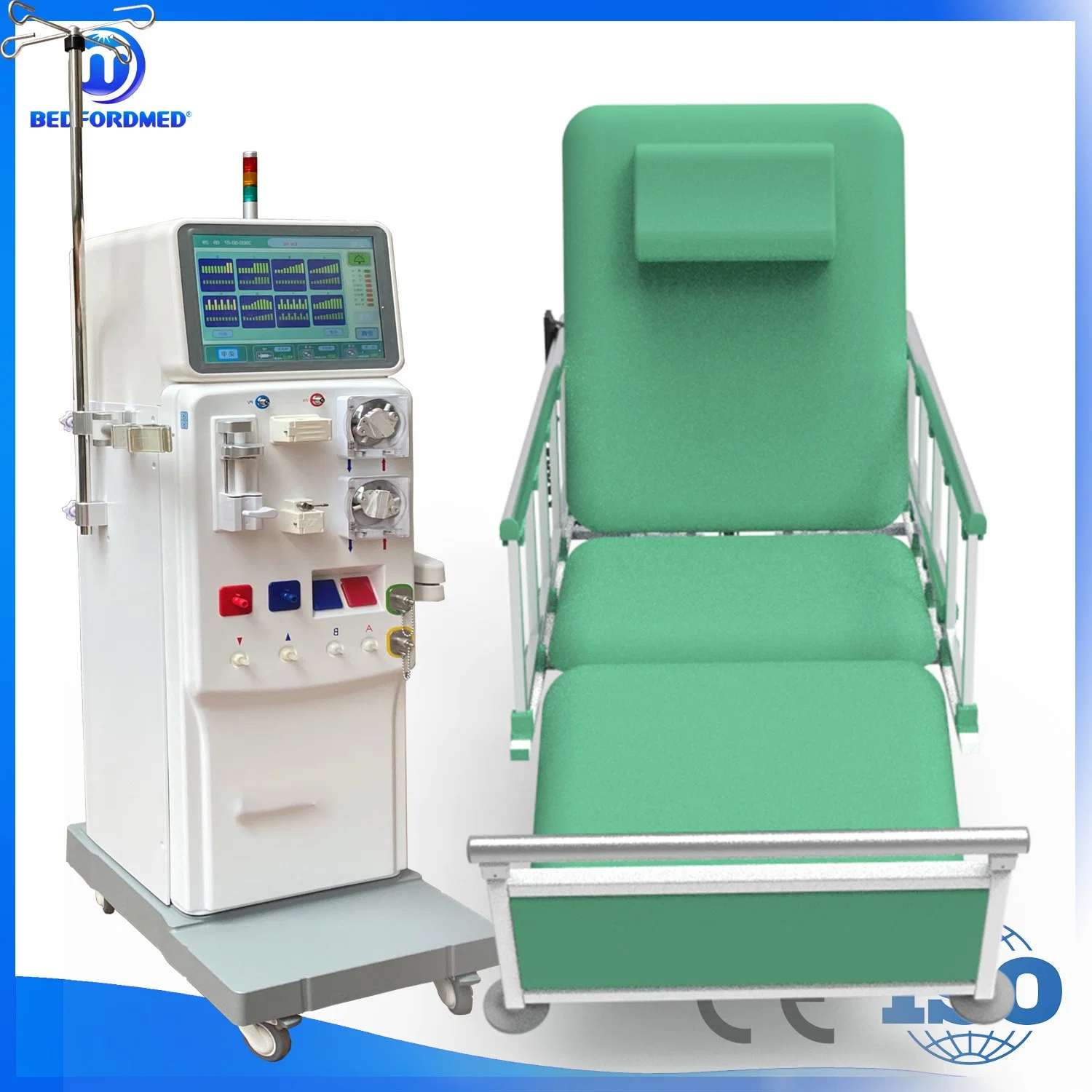 Multiple Medical Electric Dialysis Bed Dialysis Equipment Model Me380s
