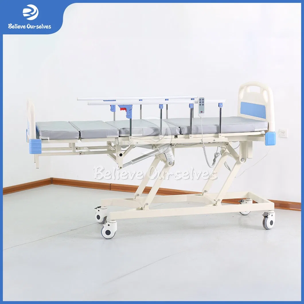 Huaren Medical Tools Factory Home Care Bed China Hr-D16 2050X960X500mm Crank Manual Dialysis Bed