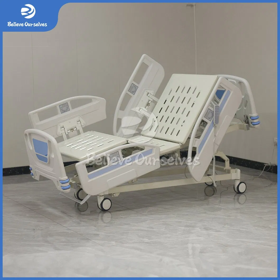 Health Equipment Manufacturers ICU Medical Electric Bed China Hr-D19 Three Function Electric Hospital Bed