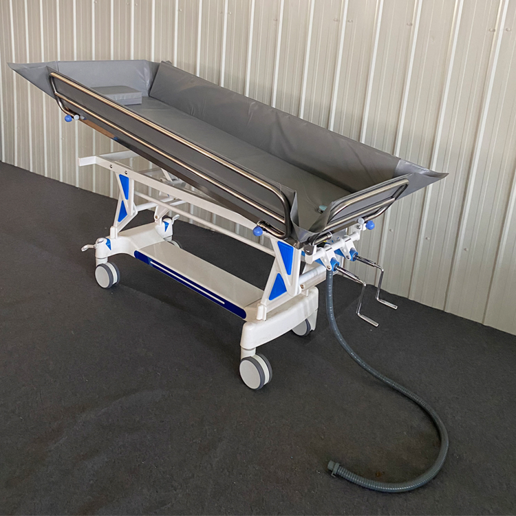 Medical Hydraulic Stretcher Table Patient Hospital Shower Bath Bed for Disabled