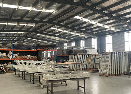 Reef Medical production line — electric medical bed assembly