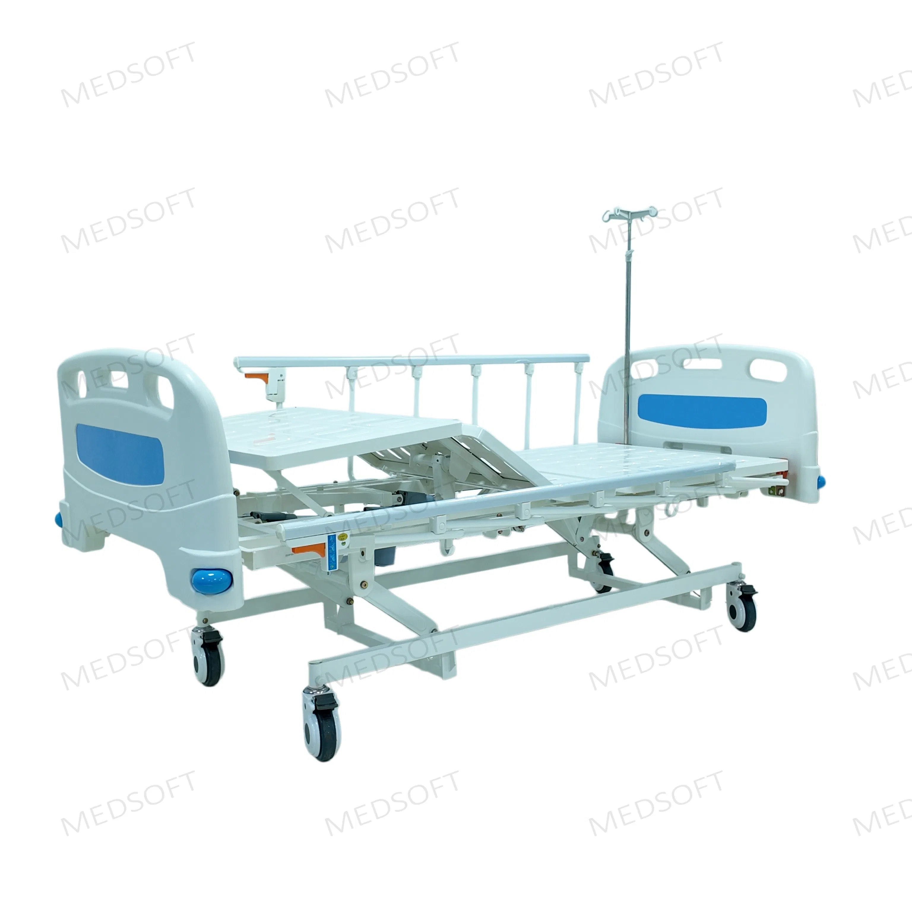 Electric Hospital Bed with 3 Motors and Ultra-Low Height Design