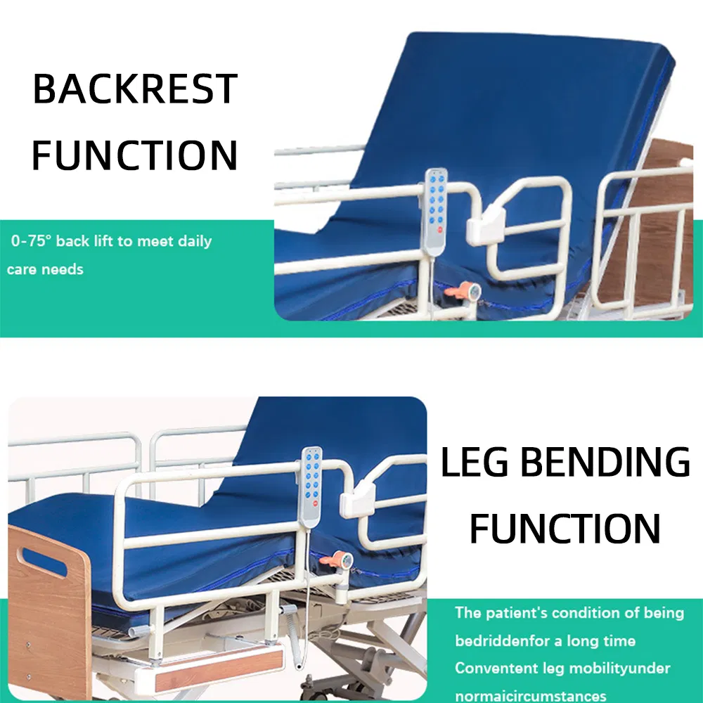 Factory Direct Sales of Ultra-Low-Priced, Multi-Functional, Adjustable Luxury Electric Home Hospital Beds