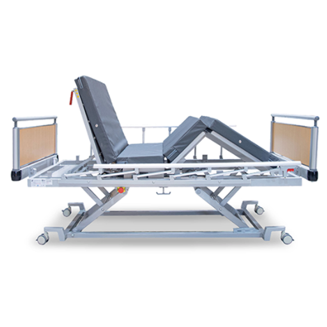 Hospital Equipment Cots Ultra-Low 5 Function Patient Medical Bed with Brake