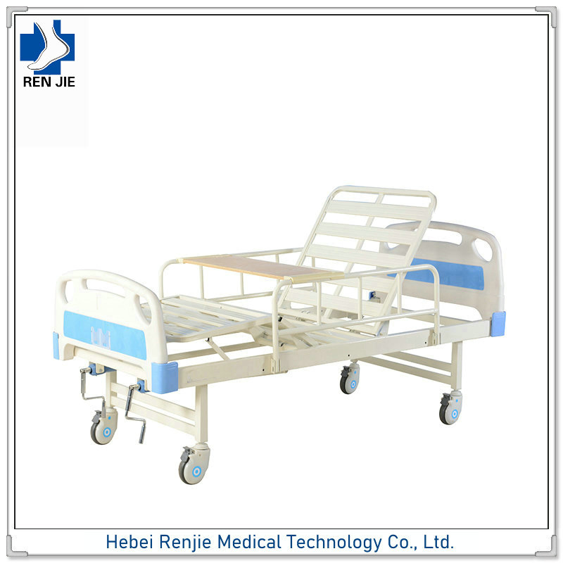 Guangdong Dialysis Handicap Old People 2 Cranks Manual Hospital Medical Bed