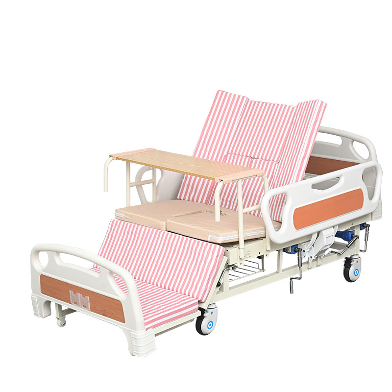 High Quality Medical Hospital Home Care Nursing Bed with Toilet for Elderly