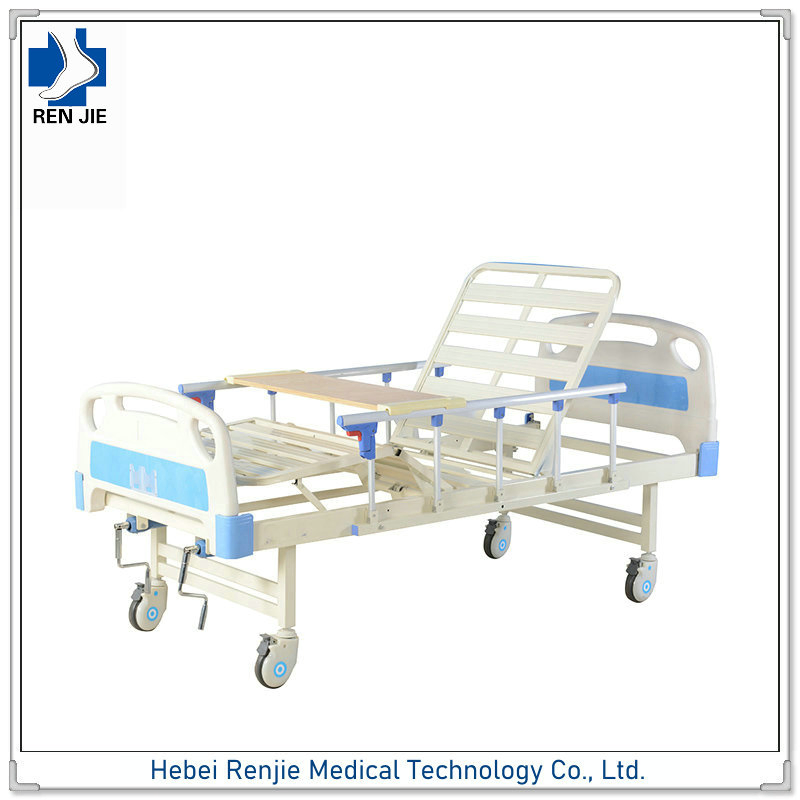 Guangdong Dialysis Handicap Old People 2 Cranks Manual Hospital Medical Bed