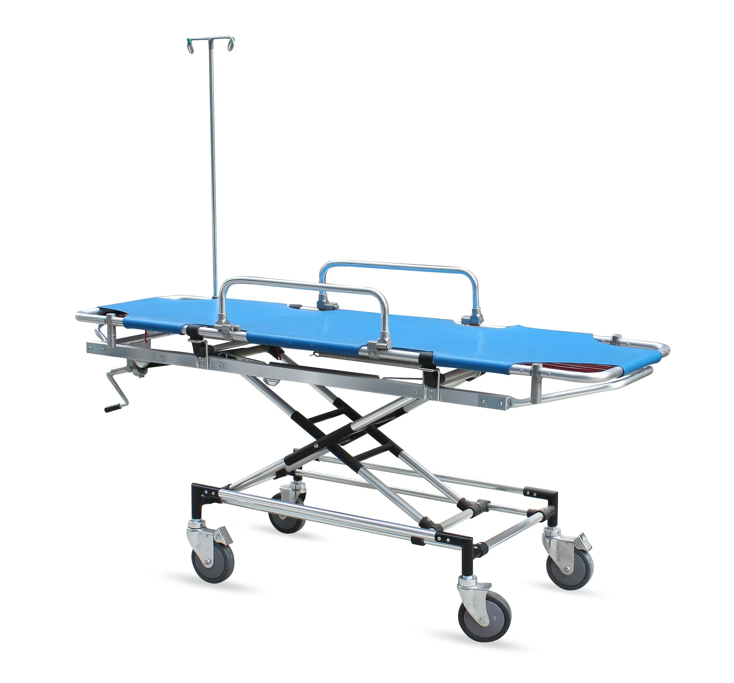Aluminum Alloy Hospital Stretcher Emergency Bed for Ambulance Rescue