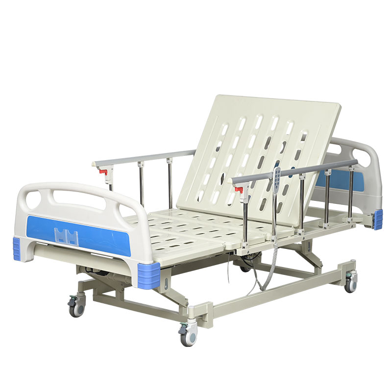 Premium Material Ultra-Low Electric Three-Function Hospital Bed for Ward-High-Grade Components for Durability