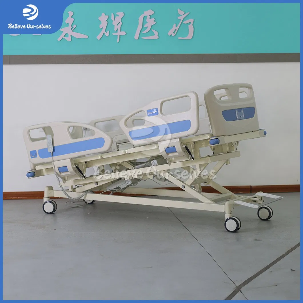 Huaren Medical Equipment and Supplies Wholesaler Hydraulic Patient Bed China Hr-D03 Multifunction Electric Medical Bed Price