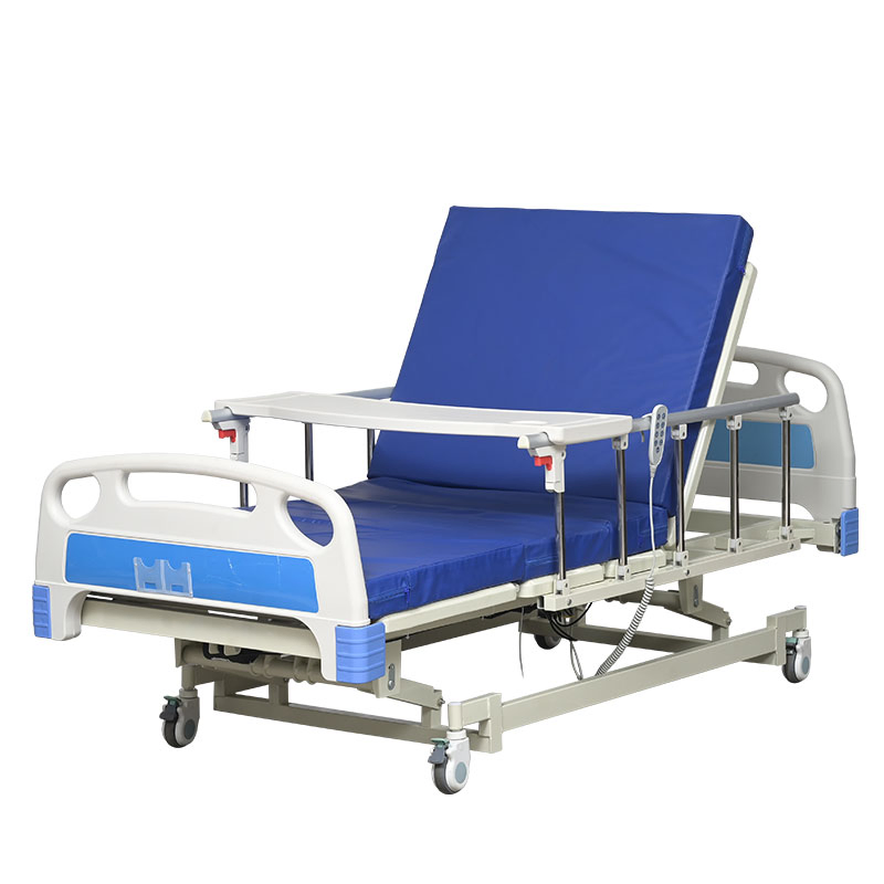 Modern Ultra-Low Electric Three-Function Hospital Bed for Ward-Spacious Surface for Comfortable Lying