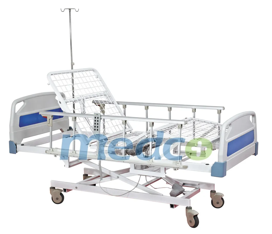 Ultra Low Hospital Patient Care Three Functions Electric Bed Show