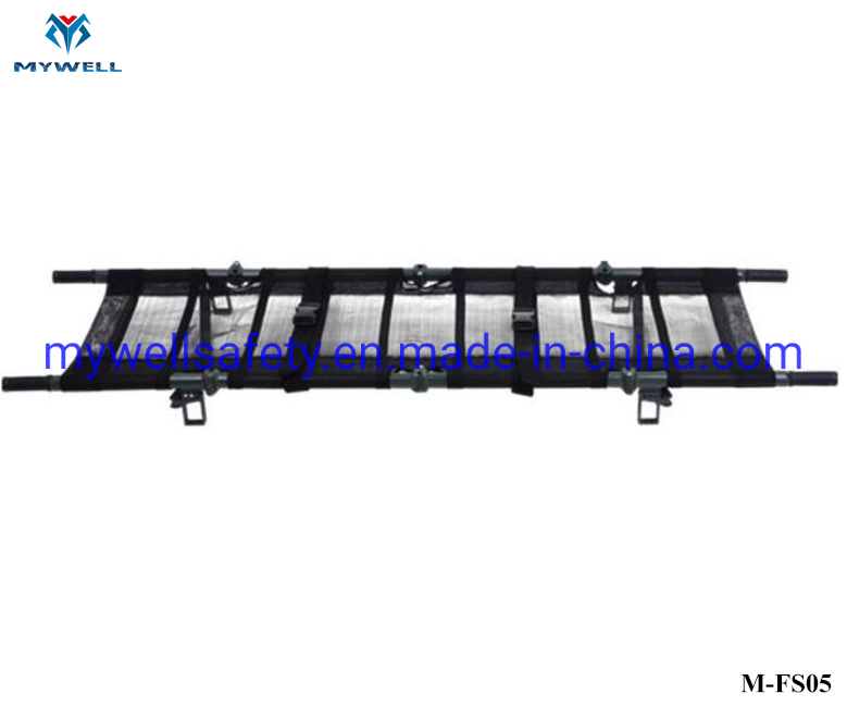 M-Fs05 Portable CE Approved Collapsible Aluminum Folding Emergency Stretcher Bed