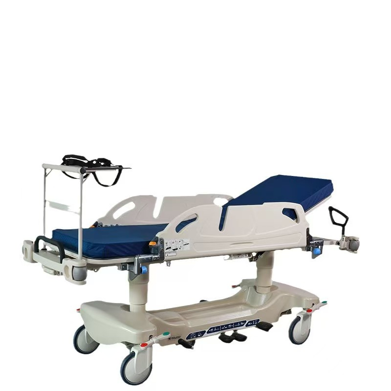 Hydraulic Hospital Bed Multi-Function Stretcher Patient Transfer Emergency Stretcher Ambulance Trolley Bed