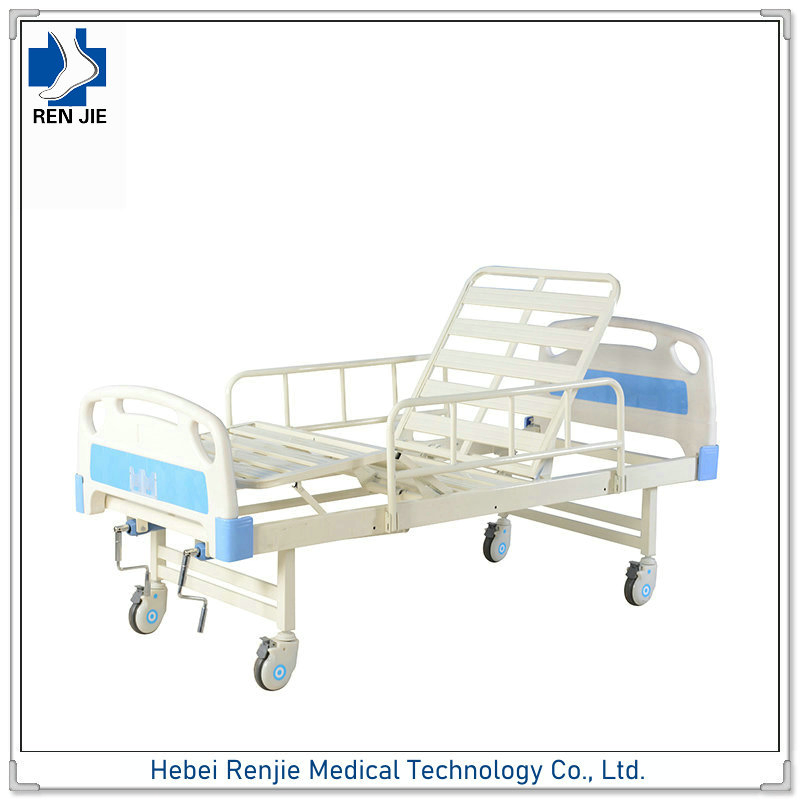 Guangdong Dialysis Handicap Old People 2 Cranks Manual Hospital Medical Bed