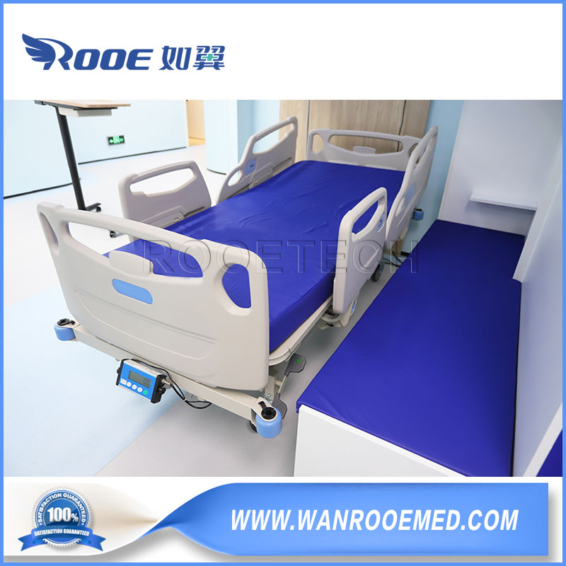 Multifunction ICU Room CPR Function Electric Hospital Patient Bed with Weigh Scale