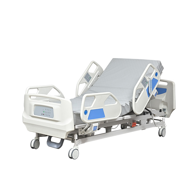 CH-C02 2025 New Product 5 Functions Adjustable Medical Electric CPR Hospital Bed for ICU with Button
