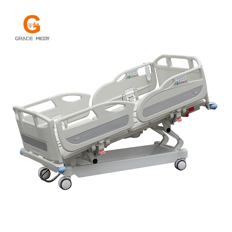 Hospital Furniture Homecare Lincare 5 Function Electric Patient Hydraulic Hospital Electrical Bed Medical Beds for Hospitals