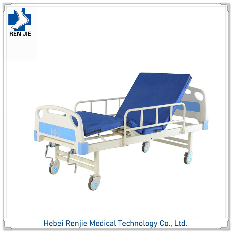 Guangdong Dialysis Handicap Old People 2 Cranks Manual Hospital Medical Bed
