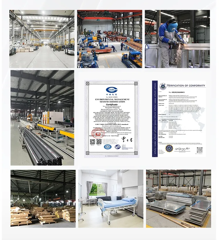 3 Cranks Manual Hospital Bed Detail