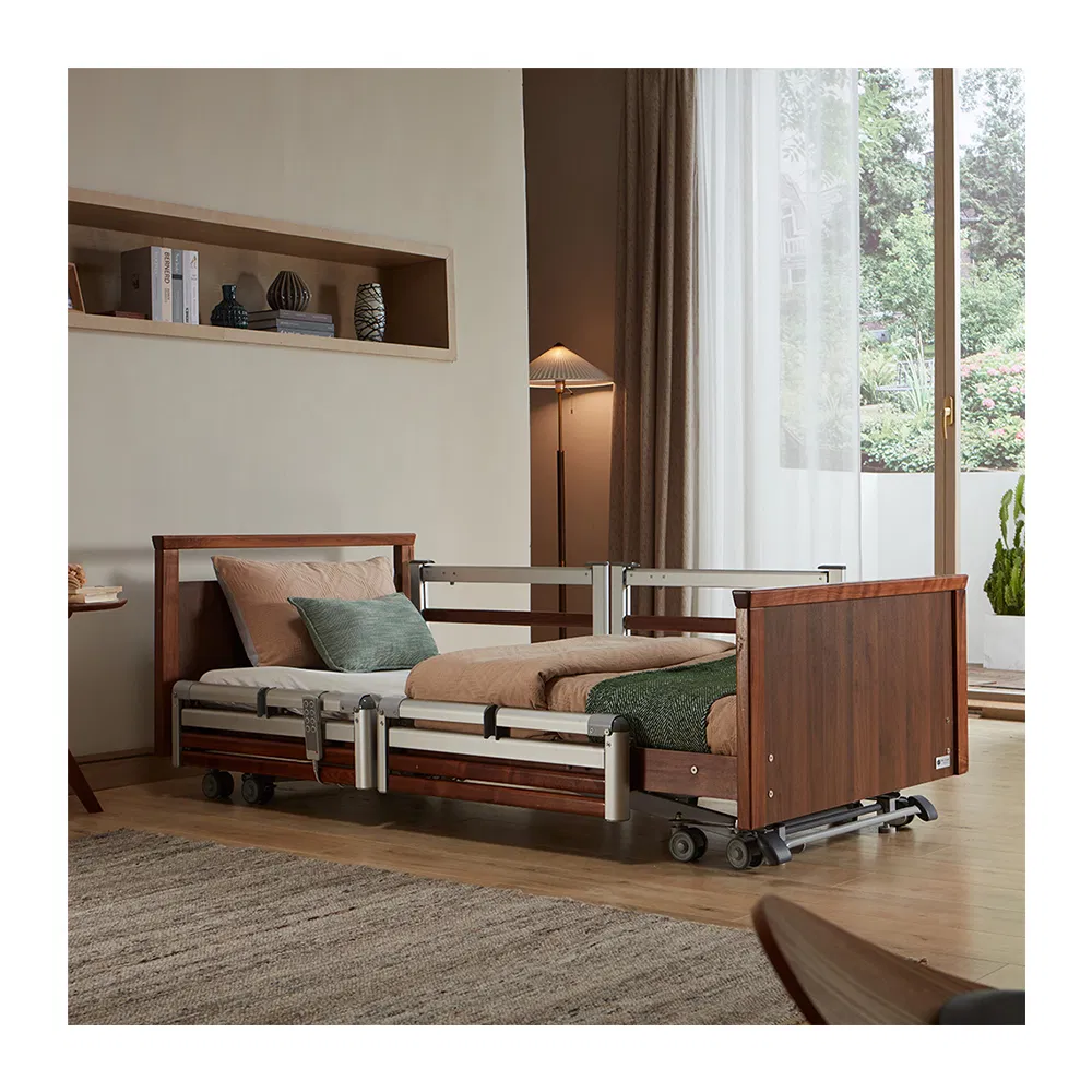 Elegant Wooden Electric Hospital Bed for Home Care Solutions